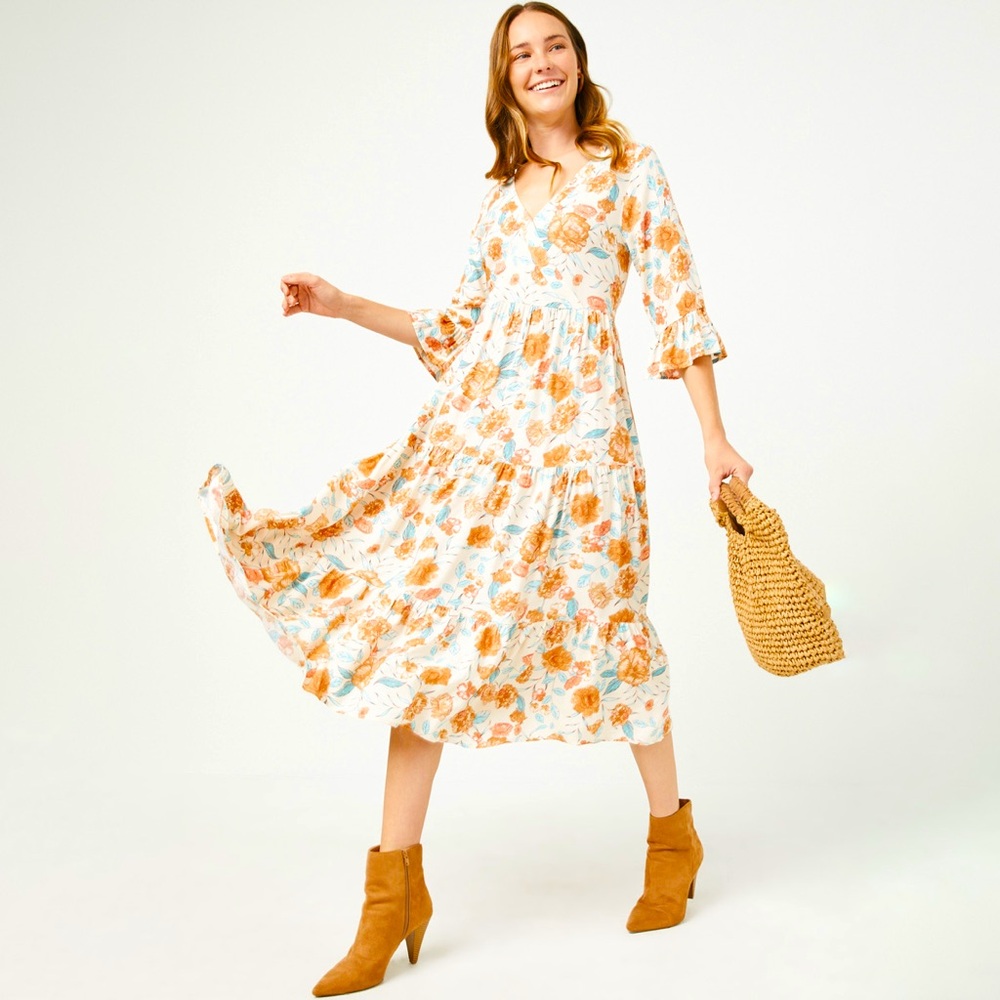 Hayden Los Angeles Floral Love Dress Size M